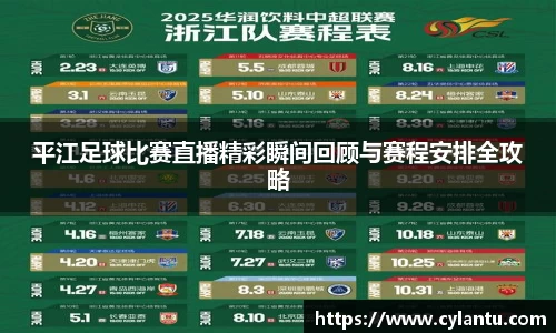 平江足球比赛直播精彩瞬间回顾与赛程安排全攻略